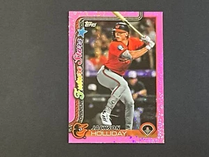 2025 TOPPS BASEBALL JACKSON HOLLIDAY PINK SPARKLE SP HTF - Picture 1 of 2