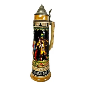 RARE XLarge 24” - 5 Liter Original King Stoneware 300 Beer Stein Germany - Picture 1 of 5