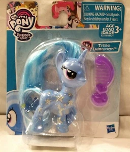 My Little Pony Trixie Lulamoon GLITTER Design Friendship Figure Toy Brushable  - Picture 1 of 3