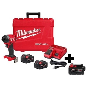 Kit de atornillador de impacto hexagonal Milwaukee 2953-22 M18 FUEL™ 1/4" - Imagen 1 de 1