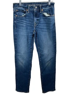 American Eagle Air Flex + Slim Straight Denim blaue Herrenjeans Größe 28 x 30 - Bild 1 von 10
