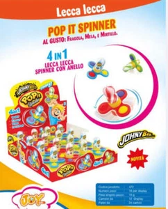 POP IT SPINNER LECCA LECCA GR 15 X 16 PEZZI JOHNYBEE - Foto 1 di 1