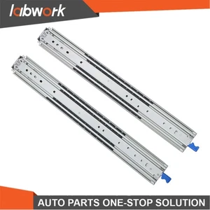 Labwork Heavy Duty 24" Drawer Slides With Lock 500lb Full Extension Ball Bearing - Picture 1 of 24