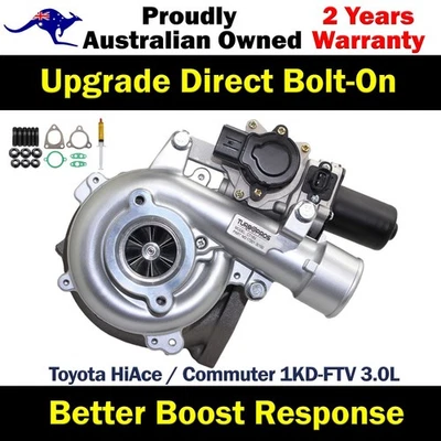 Cargador turbo Billet de actualización para Toyota HiAce/Commuter 1KD-FTV 3,0 L Foto 1 de 4