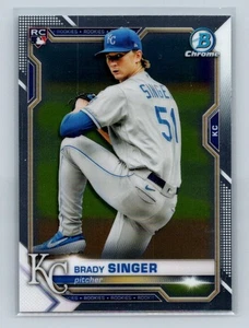 2021 Bowman Chrome - Brady Singer #43 (RC) - Picture 1 of 2