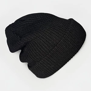 STANDARD/STOFF Urban Outfitters schwarz Waffel Strick Beanie Mütze - Bild 1 von 6