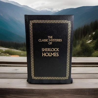 The Classic Mysteries of Sherlock Holmes Faux leather hardcover 1992 Longmeadow Foto 1 de 4
