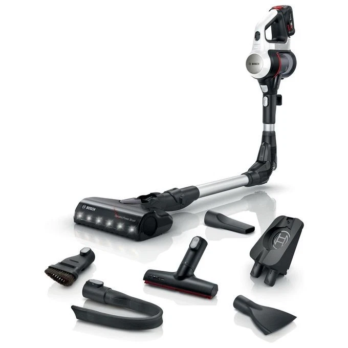 Bosch BSS711W Aspirapolvere a bastone Senza sacchetto Nero Argento Bianco 0 3 L