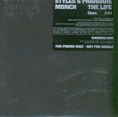 Styles Und Pharoahe Monch Life CD Europa MCA 2002 Promo CD Mit Info Aufkleber - Bild 1 von 3
