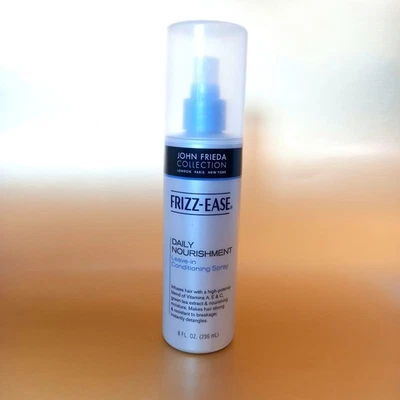Spray acondicionador para cabello John Frieda Frizz Ease nutrición diaria sin enjuague, 8 oz. Foto 1 de 4