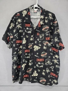 Scarface Hawaii Grafik Kurzarm Knopfleiste, Herren XXL, Al Pacino, Neu ohne Etikett - Bild 1 von 6