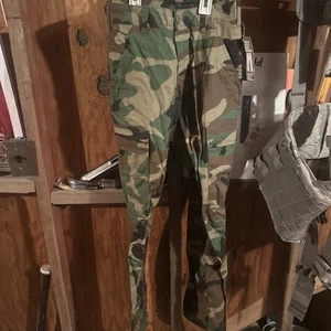 Rothco 5947 Woodland Camo Rip-Stop BDU Pants Size XS Waist 23in-27in New Tags - Picture 1 of 4