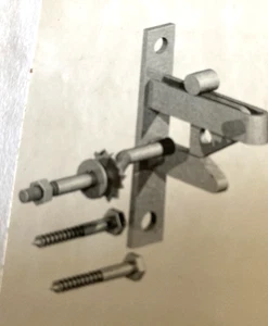 GATEMATE SELBSTVERRIEGELNDER TORSCHNÄPPER-SATZ VERZINKT. INKL. BESCHLÄGE NEU, SCHNÄPPCHEN - Bild 1 von 3