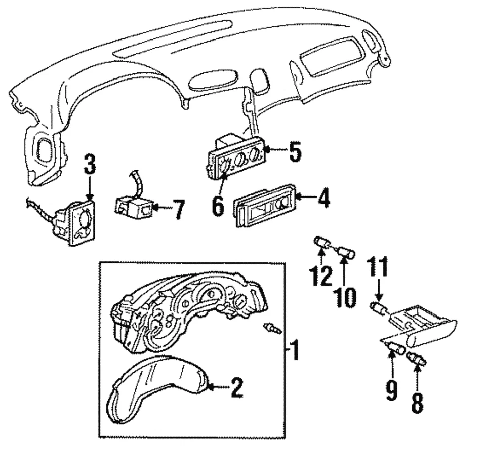 Perilla de control de calefacción genuina GM 10319080 Foto 1 de 1
