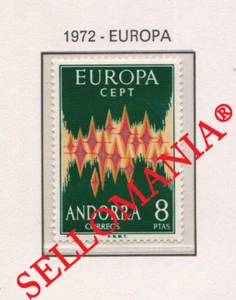 1972 EUROPA CEPT EUROPE ESTRELLAS STARS STAR EDIFIL 72 ** MNH ANDORRA TC21843 - Picture 1 of 1