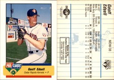 Geoff Edsell 1994 Fleer ProCards Midwest League All-Stars #MDW-38 Card