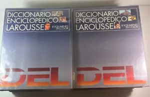 Diccionario Enciclopedico Larousse 8 Volumenes In Color 1995 2nd Edition Spanish - Picture 1 of 17