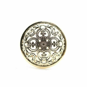 10pcs Hollow Flower Carved Metal Shank Button Sewing Craft Embellishment 15~25mm - Picture 1 of 11
