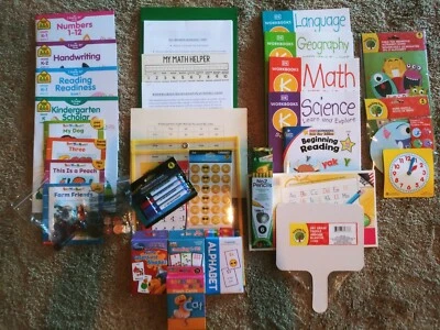 Kindergarten: Homeschool Curriculum Box : Math, ELA, Science,reading and History - Image 1 of 4