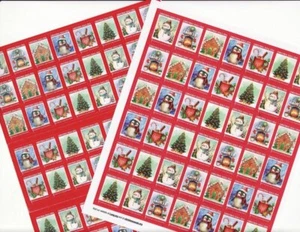 2024 ALA National Design U.S. Christmas Seals Sheet Collection - Picture 1 of 5