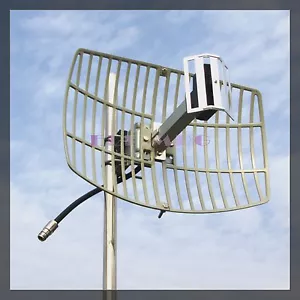 Long Range 17dBi 2.4G WIFI Wireless Grid Parabolic Antenna TDJ-2400SPD4 N Female - Picture 1 of 8