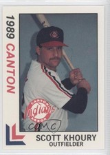 1989 Best Canton Akron Indians Scott Khoury #19