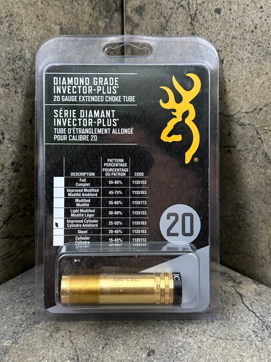 12 Gauge Full Choke Diameter Browning Invector Plus Improved Cylinder ...