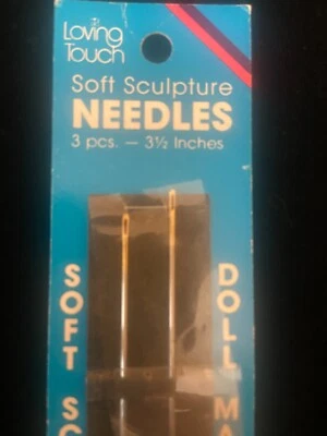 Agujas suaves para escultura Loving Touch 2 agujas 3 1/2" totalmente nuevas Foto 1 de 2