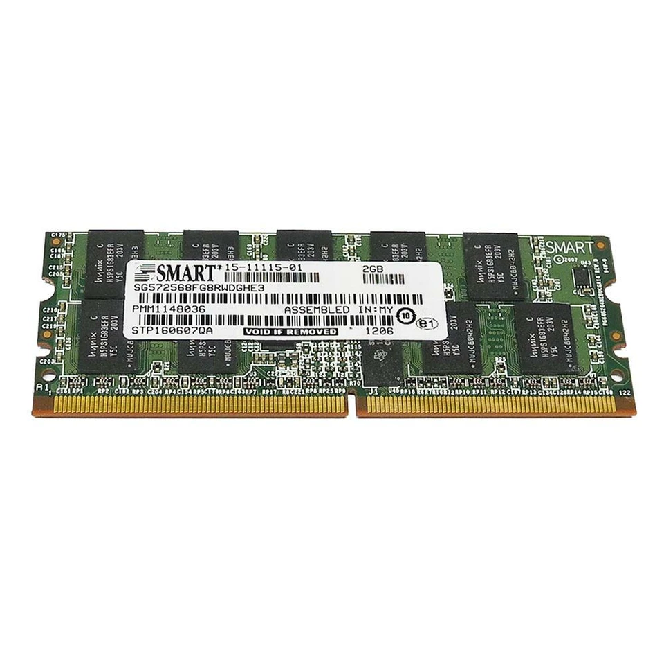 Cisco 15-11115-01 Smart 2GB 2Rx8 DDR2 PC2-4200 Router Memory 244-pin MiniDIMM - Image 1 of 3