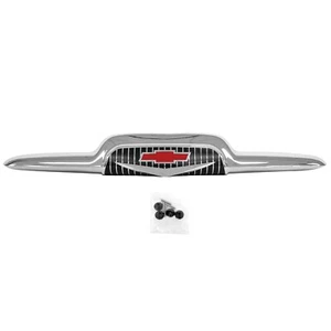 1956 Chevy Pickup Truck Hood Emblem Chrome w/ Hardware New Dynacorn EM1275 - Picture 1 of 1