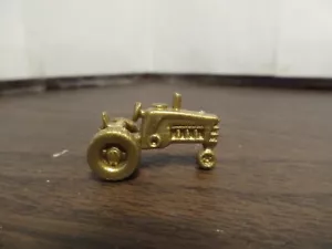Vintage Mini Molded Plastic Toy Tractor - Cracker Jack - Gumball Machine Prize - Picture 1 of 5