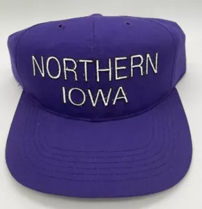 VTG University of Northern Iowa Panthers Snapback Cap Hat 00s - Picture 1 of 14