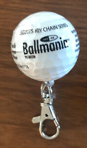 BALLMANIA Premium Lip Balm ~ TWIST Cap~sports Keychain GOLF BALL ~HTF~ NEW
