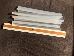12 - Hot Glue Sticks    Clear 10"x7/16" Full Size - Picture 1 of 2