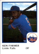 1986 Little Falls Mets ProCards #10 Ken Farmer Saucier Mississippi Baseball Card