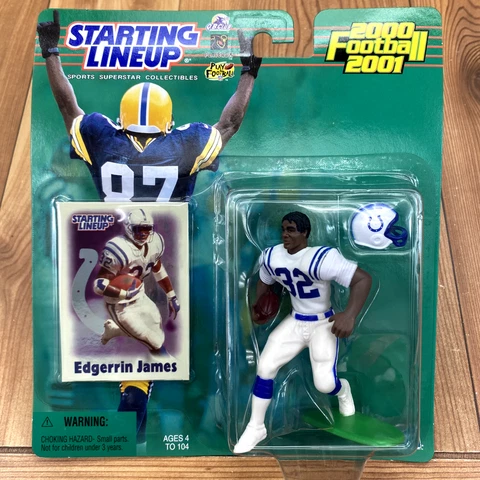 DEADSTOCK Starting Lineup 2001 Edgerrin James Colts Edition Action Figure Cover