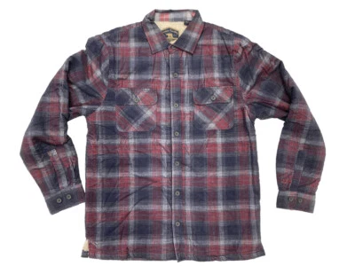 Freedom Foundry Men’s Plush Corduroy Shirt Jacket Charcoal Gray - Image 1 of 2