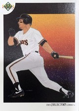 1991 Upper Deck Matt Williams San Francisco Giants Checklist #79 NMMT