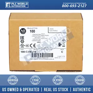 Allen Bradley 100-C30EJ10 Ser C IEC Standardschütz, 24 VDC, 3-polig, 30A, neu - Bild 1 von 5