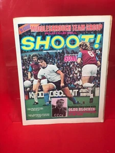 SHOOT 28th February 1975 SOCCER Middlesbrough Ayr Untied FOOTBALL GOAL MAGAZINE - Imagen 1 de 3