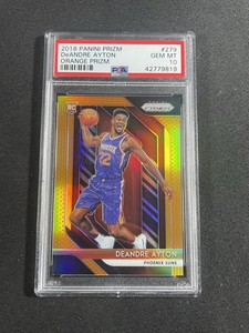 2018-19 Panini Prizm DEANDRE AYTON /49 Orange Prizm Rookie RC PSA 10 Gem Mint