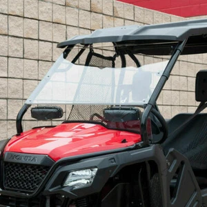 Honda Pioneer 500 520 Full Front Windshield Vented Scratch Resistant 2014-2025 - Picture 1 of 4