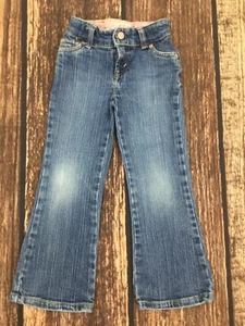Levis 517 Girls Slim Stretch Flare Medium Wash Denim Jeans Youth Girls Sz 5 - Picture 1 of 10