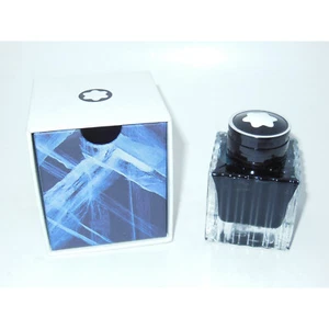 NOS* Montblanc Meisterstuck Glacier Collection Blue Fountain Pen Ink 50ml 129481 - Picture 1 of 3