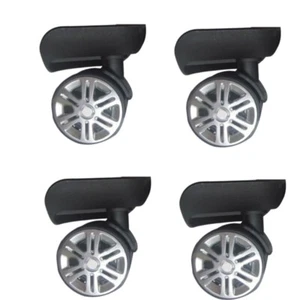 4PCs/Set Rubber Trolley Casters Replacement for Luggage Box 60x12mm Heavy Duty - Picture 1 of 10