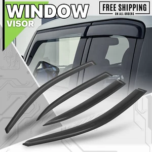Smoke Window Visor Tape-On Vent Wind Rain Deflector Guard fit 13-15 Chevy Malibu - Picture 1 of 6