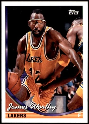 James Worthy 1993-94 Topps #88 Lakers NBA LEER ENVÍO GRATUITO AutographDen Foto 1 de 2