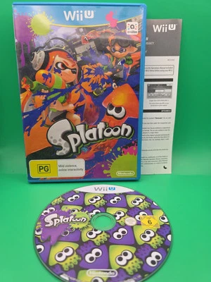 Splatoon - Nintendo Wii U Game - PAL - Complete W Manual - Very Good Condition - Image 1 of 3