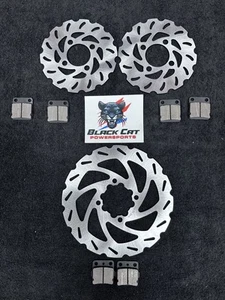 Front Rear Hydro Brake Disc Rotor & Pads Yamaha Blaster Yfs200 03-06 🔥FAST SHIP - Picture 1 of 1