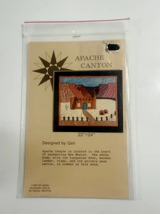 Vintage Apache Canyon, New Mexico Applique Pattern by Gail Garber - Picture 1 of 3